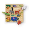 Crocodile Creek 123 Zoo 10-Piece Wood Puzzle For Kids -Hallmark Store 123 Zoo 10Piece Wood Puzzle for Kids 31001 01