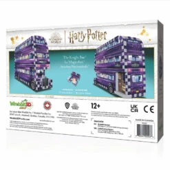 Wrebbit3D Harry Potter Mini Knight Bus 130-Piece Jigsaw Puzzle -Hallmark Store 3D Harry Potter Mini Knight Bus Jigsaw Puzzle W3D0203 03