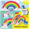 Storytime Toys 3D Unicorn Rainbow House Play Puzzle 1 Storytime Toys 3D Unicorn Rainbow House Play Puzzle -Hallmark Store 3D Unicorn Rainbow House Play Puzzle Toy STTPUHC 01