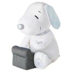 Hallmark Peanuts® 75th Anniversary Snoopy With Typewriter Musical Plush With Motion, 10"