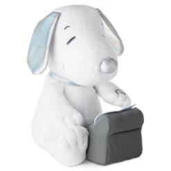 Hallmark Peanuts® 75th Anniversary Snoopy With Typewriter Musical Plush With Motion, 10" 13 Hallmark Peanuts® 75th Anniversary Snoopy With Typewriter Musical Plush With Motion, 10" -Hallmark Store Animated Snoopy Plush With Musical Typewriter 1PAJ4702 04