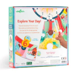 Eeboo Around The Clock 25-Piece Giant Jigsaw Puzzle For Kids -Hallmark Store Around the Clock 25Piece Giant Jigsaw Puzzle PZCLK 03