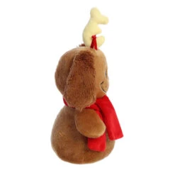 Aurora Grinch's Max Snowman Christmas Plush, 8” -Hallmark Store Aurora Max Snowman With Antler Stuffed Animal 15988 04