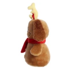 Aurora Grinch's Max Snowman Christmas Plush, 8” -Hallmark Store Aurora Max Snowman With Antler Stuffed Animal 15988 05