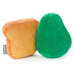 Hallmark Better Together Avocado And Toast Magnetic Plush, 5" -Hallmark Store Avocado and Toast Magnetic Plush 1KID2091 03
