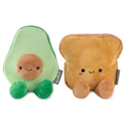 Hallmark Better Together Avocado And Toast Magnetic Plush, 5" -Hallmark Store Avocado and Toast Magnetic Plush 1KID3007 03