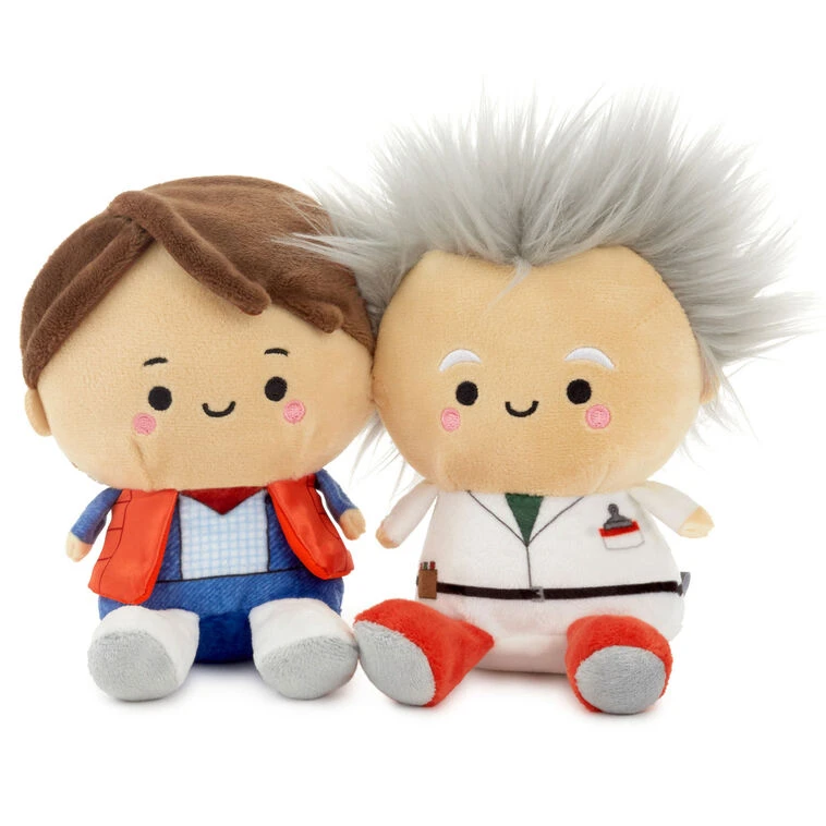 Hallmark Better Together Back To The Future Doc And Marty McFly Magnetic Plush Pair, 5.5" H 3 Hallmark Better Together Back To The Future Doc And Marty McFly Magnetic Plush Pair, 5.5" H