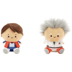 Hallmark Better Together Back To The Future Doc And Marty McFly Magnetic Plush Pair, 5.5" H 10 Hallmark Better Together Back To The Future Doc And Marty McFly Magnetic Plush Pair, 5.5" H -Hallmark Store Back to the Future Doc and Marty McFly Magnetic Plush 1BTG1026 02