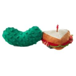 Hallmark Better Together BLT And Pickle Magnetic Plush Pair, 4" -Hallmark Store Better Together BLT and Pickle Magnetic Plush Pair 1KID1804 04