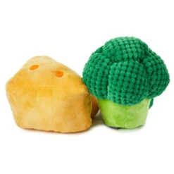 Hallmark Better Together Broccoli And Cheese Magnetic Plush, 5.75" -Hallmark Store Better Together Broccoli and Cheese Magnetic Plush 1KID1649 02