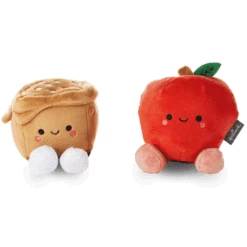 Hallmark Better Together Caramel And Apple Magnetic Plush, 6.5" -Hallmark Store Better Together Caramel and Apple Magnetic Plush 1KID1647 02