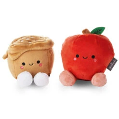 Hallmark Better Together Caramel And Apple Magnetic Plush, 6.5" -Hallmark Store Better Together Caramel and Apple Magnetic Plush 1KID1647 03
