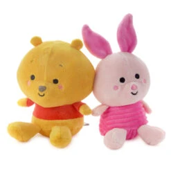 Hallmark Better Together Disney Winnie The Pooh And Piglet Magnetic Plush, 5"
