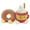 Hallmark Better Together Doughnut And Latte Magnetic Plush, 7" -Hallmark Store Better Together Donut and Latte Magnetic Plush 1KID1639 01