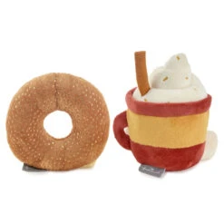 Hallmark Better Together Doughnut And Latte Magnetic Plush, 7" -Hallmark Store Better Together Donut and Latte Magnetic Plush 1KID1639 04