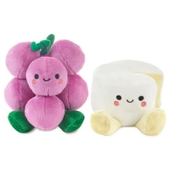Hallmark Better Together Grapes And Cheese Magnetic Plush, 5.75" 10 Hallmark Better Together Grapes And Cheese Magnetic Plush, 5.75" -Hallmark Store Better Together Grapes and Cheese Magnetic Plush 1KID1656 03