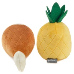Hallmark Better Together Ham And Pineapple Magnetic Plush Pair, 7" 11 Hallmark Better Together Ham And Pineapple Magnetic Plush Pair, 7" -Hallmark Store Better Together Ham and Pineapple Magnetic Plush 1KID1800 04