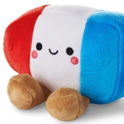 Hallmark Better Together Hot Dog And Freeze Pop Magnetic Plush Pair, 3.5" -Hallmark Store Better Together Hot Dog and Bomb Pop Magnetic Plush 1KID1803 05