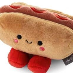 Hallmark Better Together Hot Dog And Freeze Pop Magnetic Plush Pair, 3.5" -Hallmark Store Better Together Hot Dog and Bomb Pop Magnetic Plush 1KID1803 06