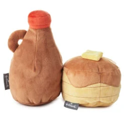 Hallmark Better Together Pancakes And Syrup Magnetic Plush, 7" -Hallmark Store Better Together Pancakes and Syrup Magnetic Plush 1KID1606 04