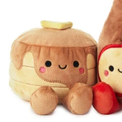 Hallmark Better Together Pancakes And Syrup Magnetic Plush, 7" -Hallmark Store Better Together Pancakes and Syrup Magnetic Plush 1KID1606 05
