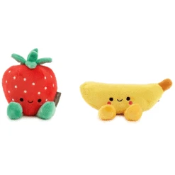 Hallmark Better Together Strawberry And Banana Magnetic Plush Pair, 5.5" -Hallmark Store Better Together Strawberry and Banana Magnetic Plush 1KID3011 02