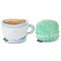Hallmark Better Together Teacup And Macaron Cookie Magnetic Plush Pair, 3.5" -Hallmark Store Better Together Teacup and Macaron Magnetic Plush 1KID1806 04