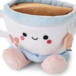 Hallmark Better Together Teacup And Macaron Cookie Magnetic Plush Pair, 3.5" -Hallmark Store Better Together Teacup and Macaron Magnetic Plush 1KID1806 05