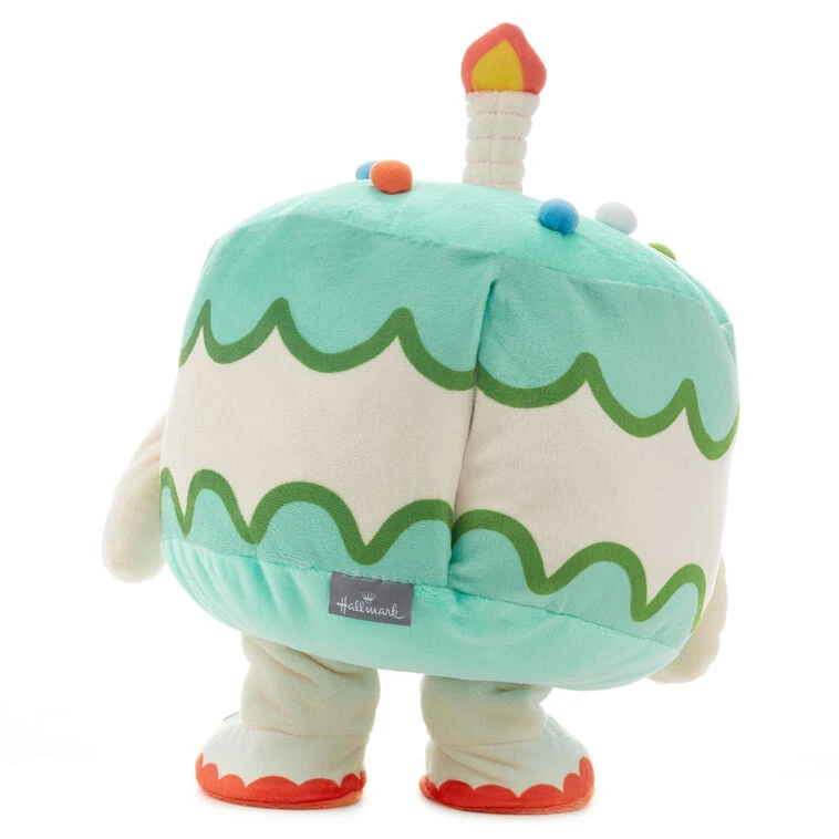 Hallmark Birthday Cake With Candle Plush With Sound And Motion, 12" 5 Hallmark Birthday Cake With Candle Plush With Sound And Motion, 12" - Image 3