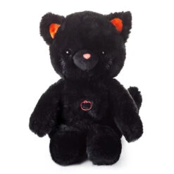 Hallmark Black Cat Halloween Plush With Sound, 9.6"