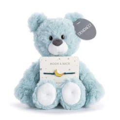 Demdaco Moon And Back Blue Plush Bear With Moon Bracelet -Hallmark Store Blue Bear Stuffed Animal With Moon Bracelet 5004820206 04