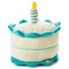 Hallmark Birthday Cake Musical Plush With Light 2 Hallmark Birthday Cake Musical Plush With Light -Hallmark Store Blue and White Plush Birthday Cake With Candle 1BBY4860 01