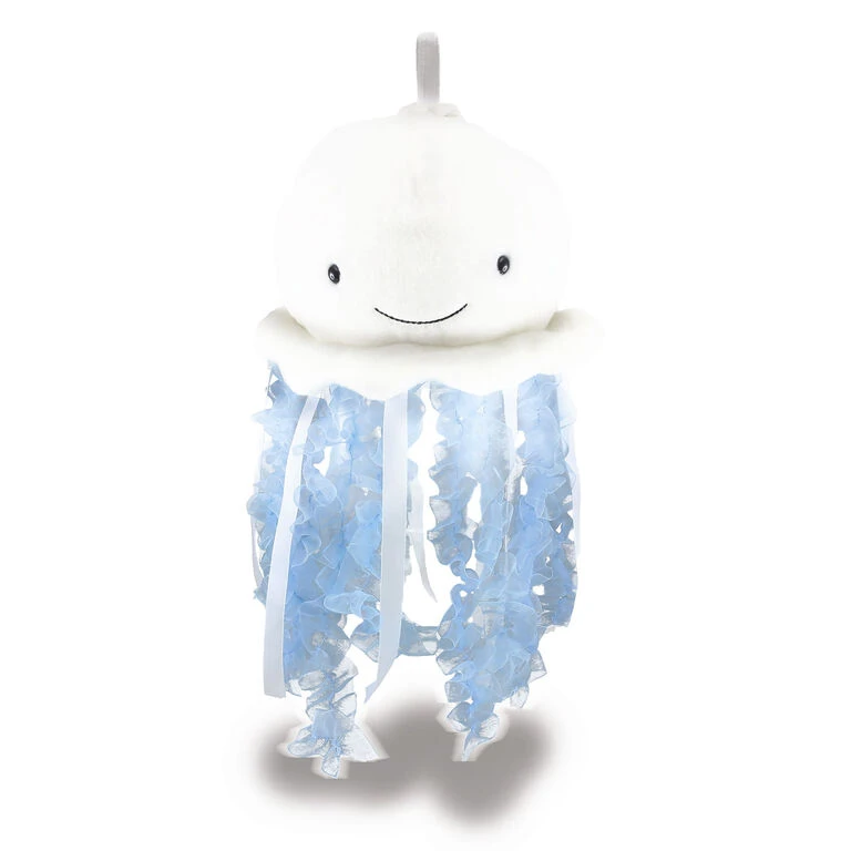 Bubbles The Jellyfish Stuffed Animal With Light And Sound, 8" H 3 Bubbles The Jellyfish Stuffed Animal With Light And Sound, 8" H