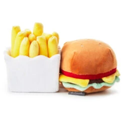 Hallmark Better Together Burger And Fries Magnetic Plush, 5" -Hallmark Store Cheeseburger and French Fries Magnetic Plush 1KID1643 03