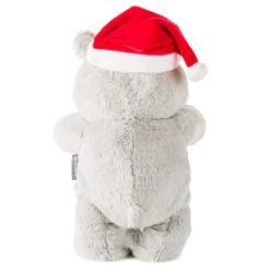 Hallmark Musical Christmas Hippo Plush With Motion, 11" -Hallmark Store Christmas Hippo Plush With Sound and Motion 1KCX3025 03