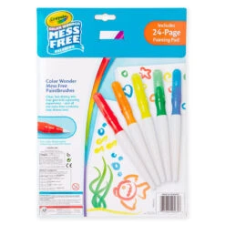Crayola® Color Wonder Paintbrush Pens And Drawing Pad Set -Hallmark Store Color Wonder Paintbrush Pens and Paper Set 11CRA2009 04