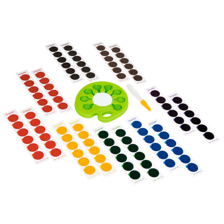 Crayola® Pop & Paint Washable Watercolor Palette 4 Crayola® Pop & Paint Washable Watercolor Palette - Image 2
