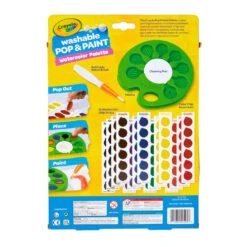 Crayola® Pop & Paint Washable Watercolor Palette 8 Crayola® Pop & Paint Washable Watercolor Palette -Hallmark Store Crayola Pop and Paint Washable Watercolor Palette 11CRA2067 03