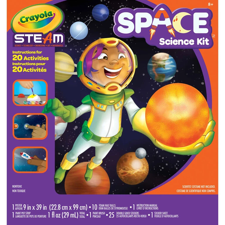 Crayola STEAM Space Science Lab Activity Kit 3 Crayola STEAM Space Science Lab Activity Kit