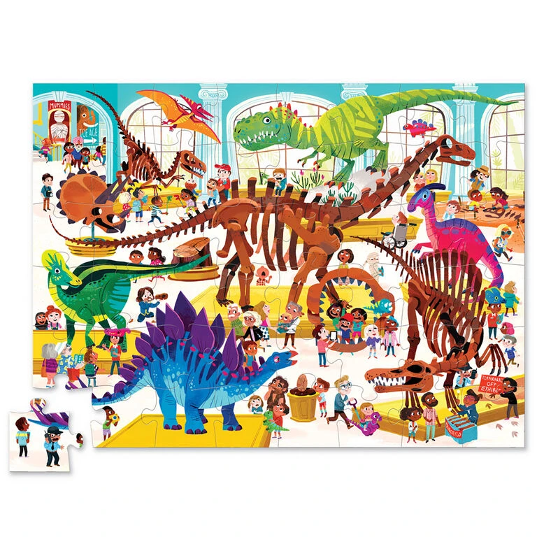 Crocodile Creek Day At The Dinosaur Museum 48-Piece Jigsaw Puzzle 4 Crocodile Creek Day At The Dinosaur Museum 48-Piece Jigsaw Puzzle - Image 2