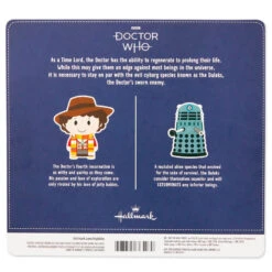 Hallmark Itty Bittys® Doctor Who The Fourth Doctor And Dalek Plush, Set Of 2 -Hallmark Store Doctor Who Fourth Doctor and Dalek Plush itty bittys 1KDD2078 04