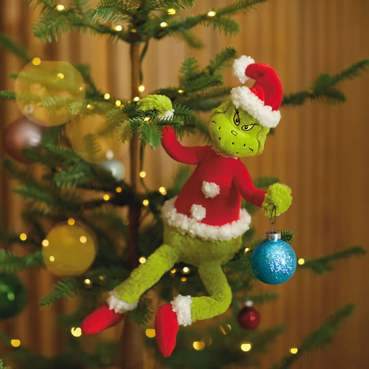 Hallmark Dr. Seuss's How The Grinch Stole Christmas!™ Poseable Grinch Plush, 10" 4 Hallmark Dr. Seuss's How The Grinch Stole Christmas!™ Poseable Grinch Plush, 10" - Image 2