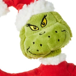 Hallmark Dr. Seuss's How The Grinch Stole Christmas!™ Poseable Grinch Plush, 10" 13 Hallmark Dr. Seuss's How The Grinch Stole Christmas!™ Poseable Grinch Plush, 10" -Hallmark Store Fabric and Wire Poseable Grinch Stuffed Animal 1XKT5559 04