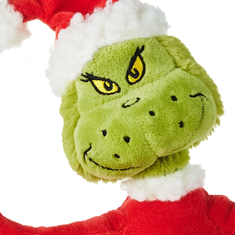Hallmark Dr. Seuss's How The Grinch Stole Christmas!™ Poseable Grinch Plush, 10" 6 Hallmark Dr. Seuss's How The Grinch Stole Christmas!™ Poseable Grinch Plush, 10" - Image 4
