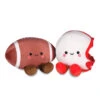 Hallmark Better Together Football And Helmet Magnetic Plush Pair, 5" H 1 Hallmark Better Together Football And Helmet Magnetic Plush Pair, 5" H -Hallmark Store Football and Helmet Magnetic Plush Toys 1KID1914 01