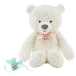 Hallmark Gender Reveal Teddy Bear Plush With Ribbons -Hallmark Store Gender Reveal Teddy Bear Plush With Ribbons 1BBY4900 03