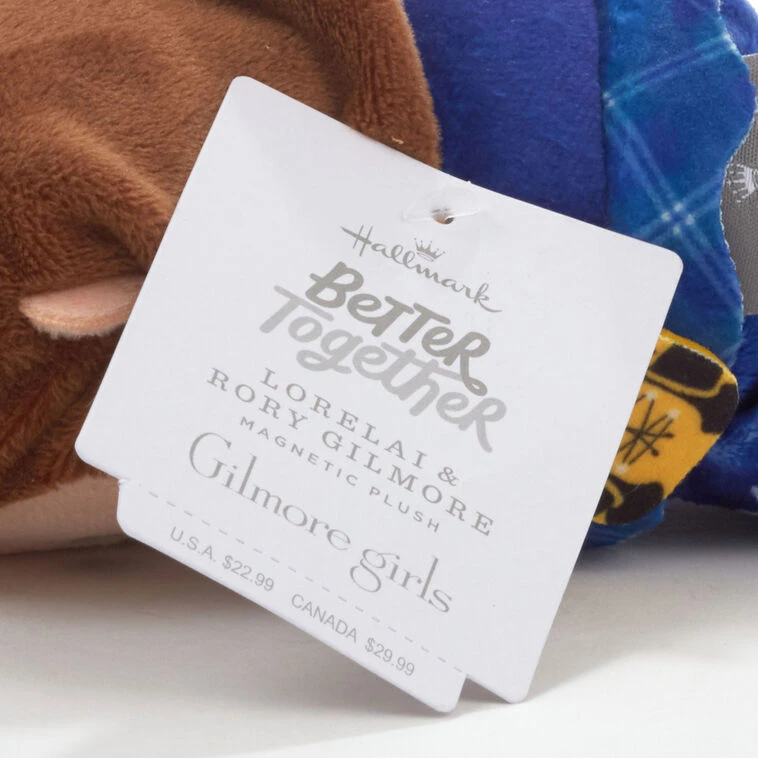 Hallmark Better Together Gilmore Girls Lorelai And Rory Magnetic Plush Pair, 4.75" H 9 Hallmark Better Together Gilmore Girls Lorelai And Rory Magnetic Plush Pair, 4.75" H - Image 7
