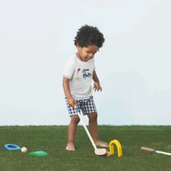 Mud Pie Golf Wood Toy Set, 7 Pieces 7 Mud Pie Golf Wood Toy Set, 7 Pieces -Hallmark Store Golf Wooden Toy Set 10760076 03