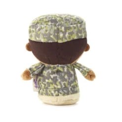 Hallmark Itty Bittys® Black Man In Green Camo Plush -Hallmark Store Green Camo AfricanAmerican Boy Plush itty bittys 1KDD2193 03