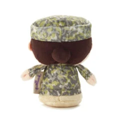 Hallmark Itty Bittys® White Woman In Green Camo Plush -Hallmark Store Green Camo Girl Plush itty bittys 1KDD2181 03